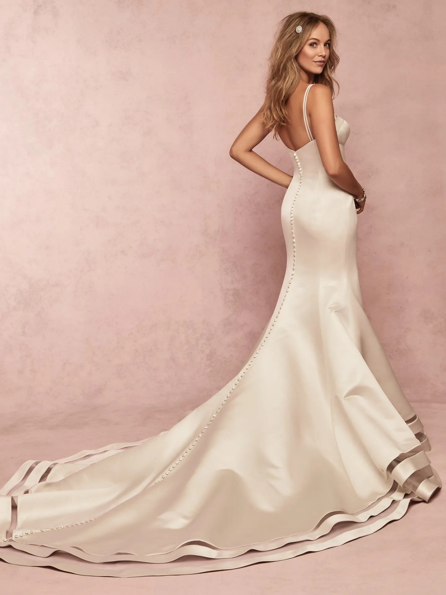 Jamilia  Simple Wedding Dress by Rebecca Ingram