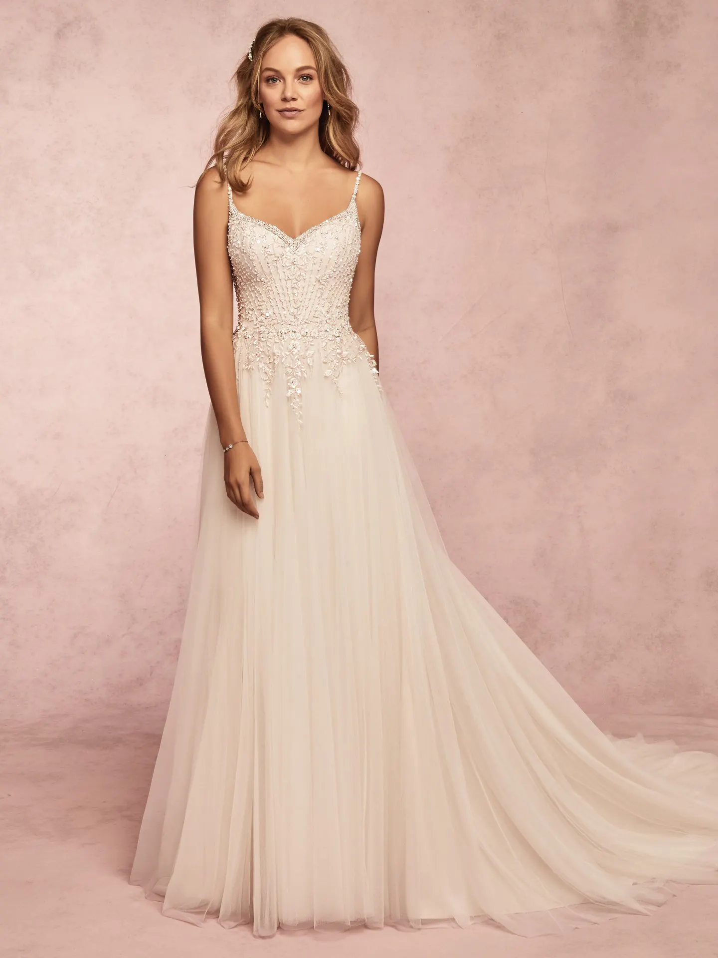 Mayla   lush Beach Wedding Dress by Rebecca Ingram