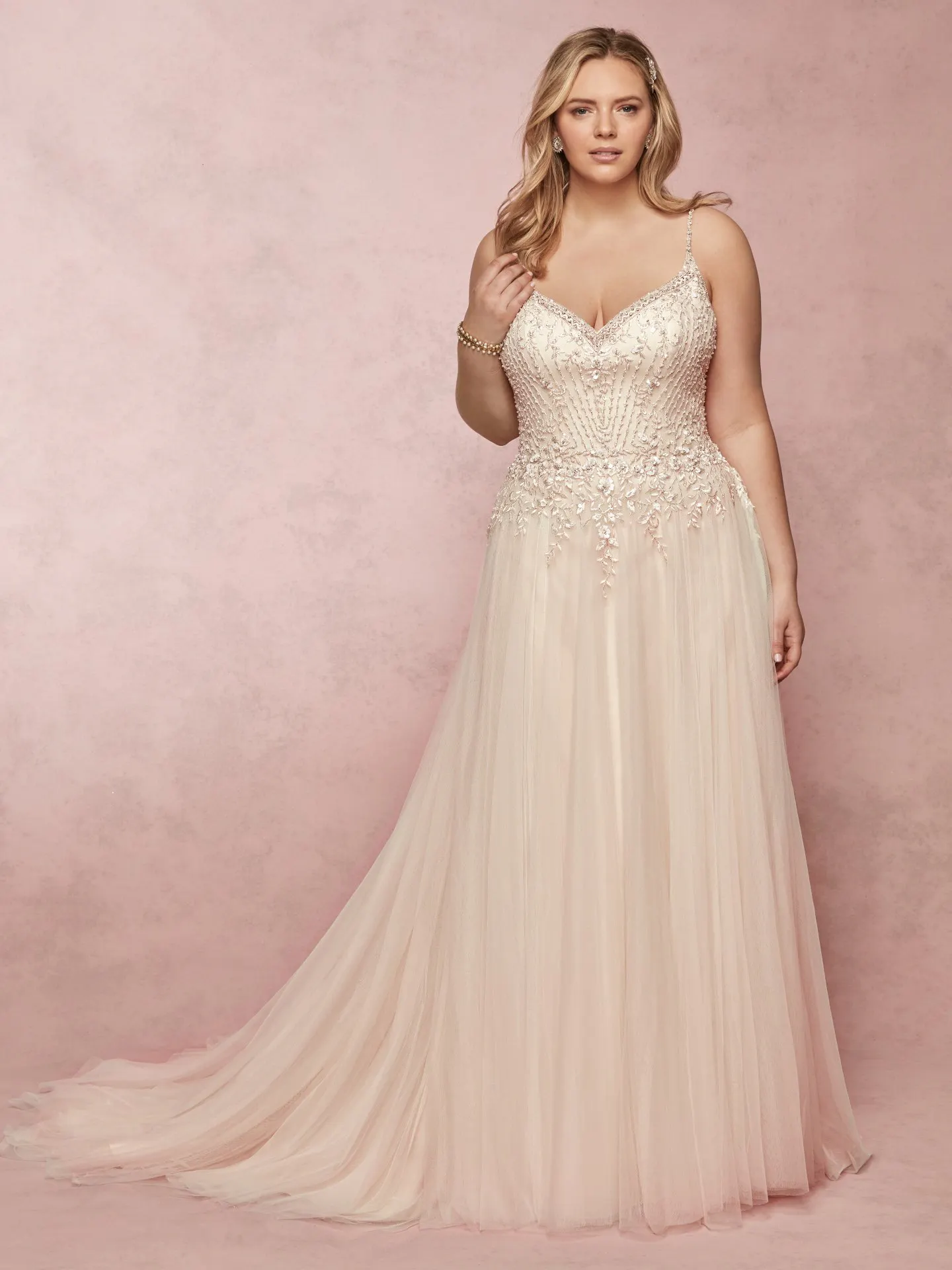 Mayla   lush Beach Wedding Dress by Rebecca Ingram