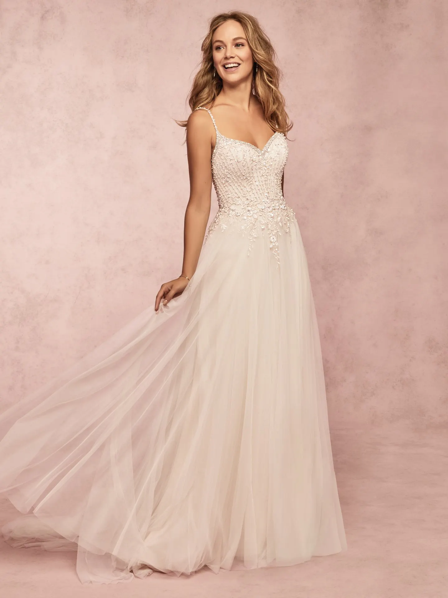Mayla   lush Beach Wedding Dress by Rebecca Ingram