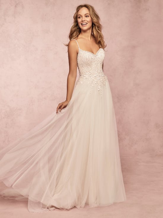 Mayla (Curve) (CRV-9RC000) lush Beach Wedding Dress by Rebecca Ingram