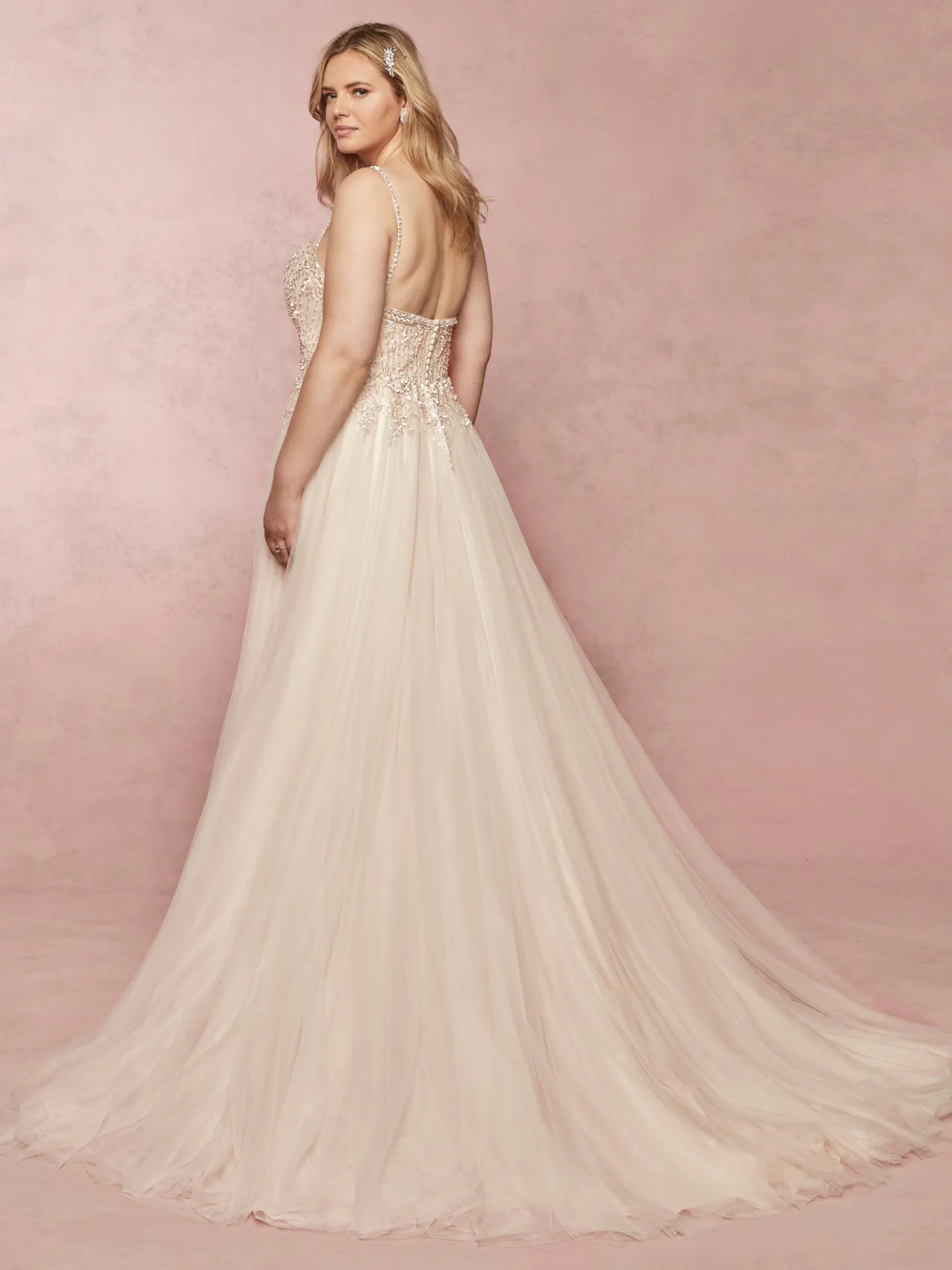 Mayla   lush Beach Wedding Dress by Rebecca Ingram