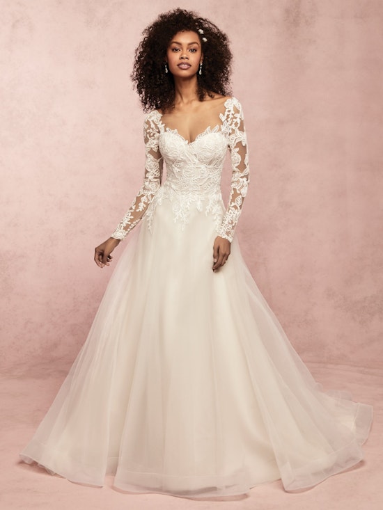 Rina (9RC046) Tulle Boho Wedding Dress by Rebecca Ingram
