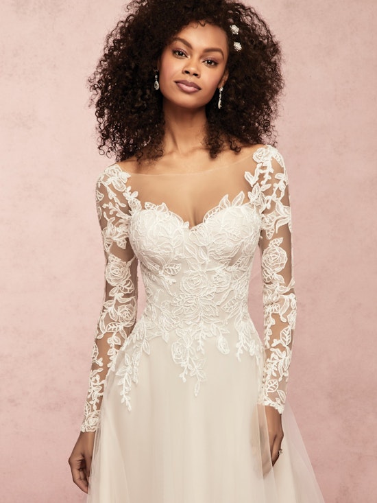 Rina (9RC046) Tulle Boho Wedding Dress by Rebecca Ingram