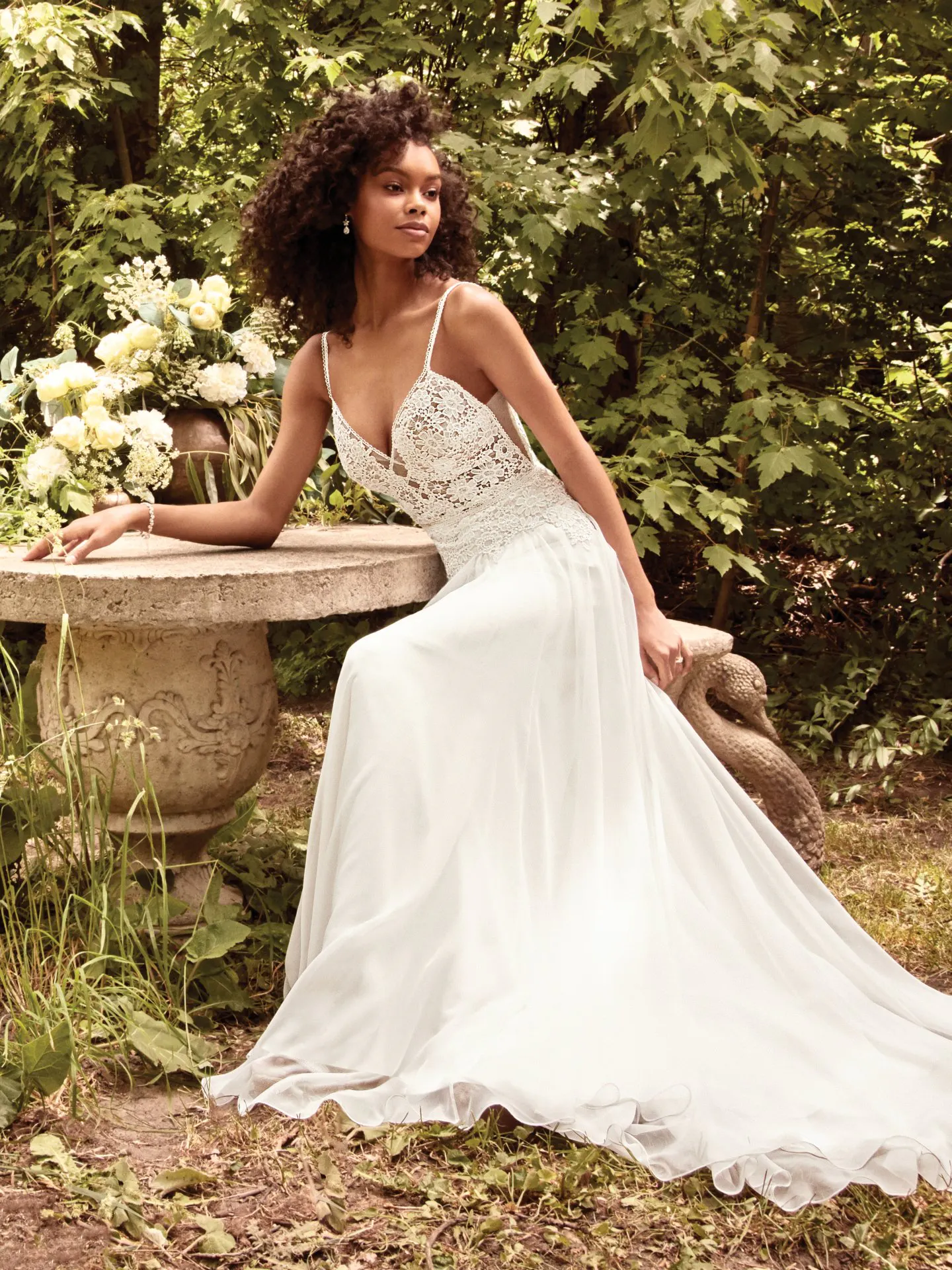 Seraphina  Beach Wedding Dress By Rebecca Ingram