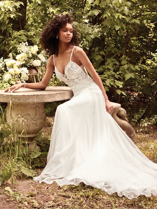 Seraphina (9RW044) Beach Wedding Dress By Rebecca Ingram