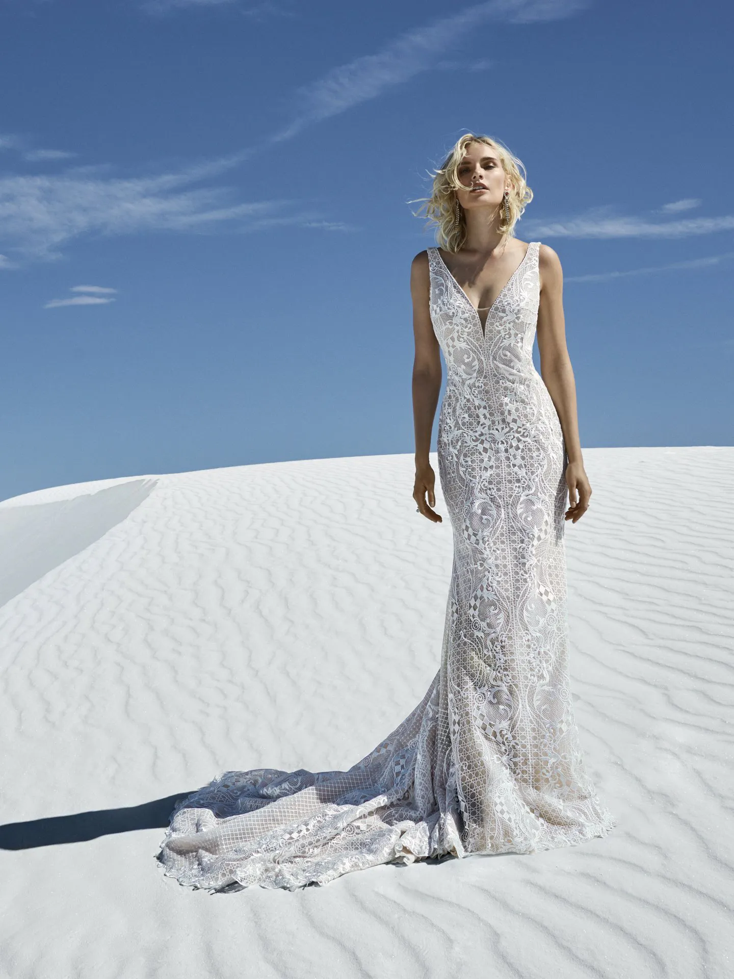 Atherton  Lace Boho Wedding Dress by Sottero and Midgley