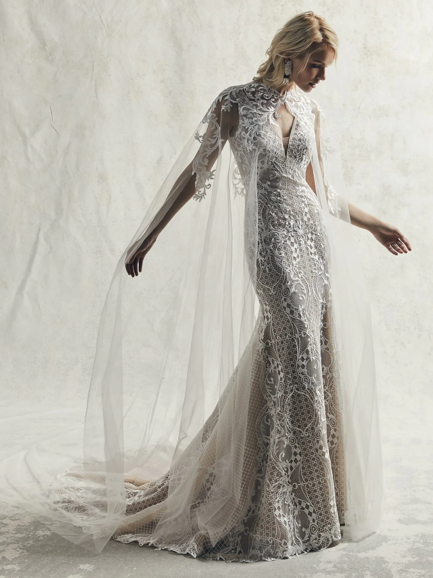 Atherton  Lace Boho Wedding Dress by Sottero and Midgley