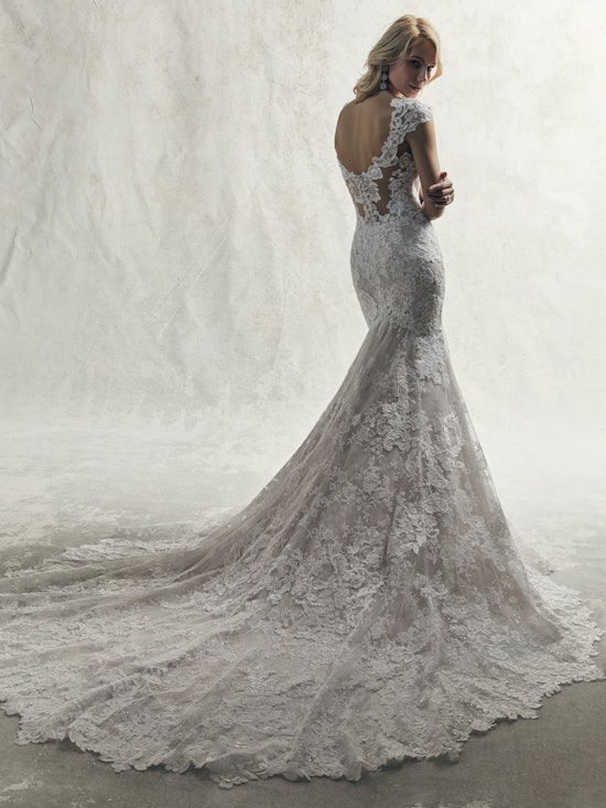 Chauncey Lace Cap Sleeve Wedding Dress | Sottero and Midgley