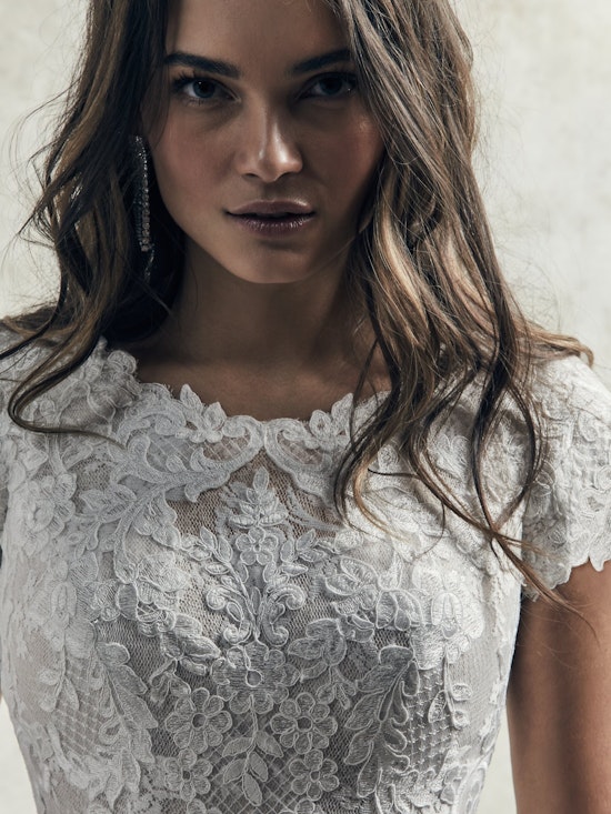 Chauncey Leigh (9SC035MC) Modest Boho Wedding Dress by Sottero and Midgley