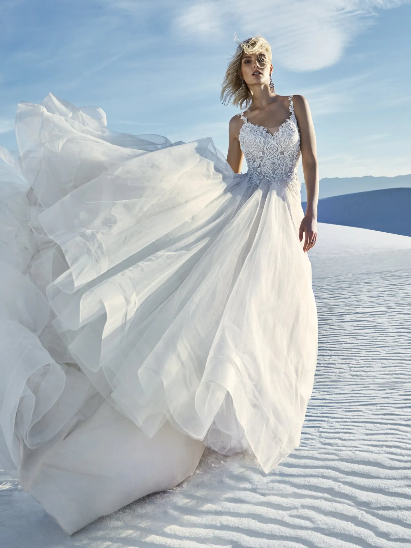 Davidson  Tulle Boho Wedding Dress by Sottero and Midgley