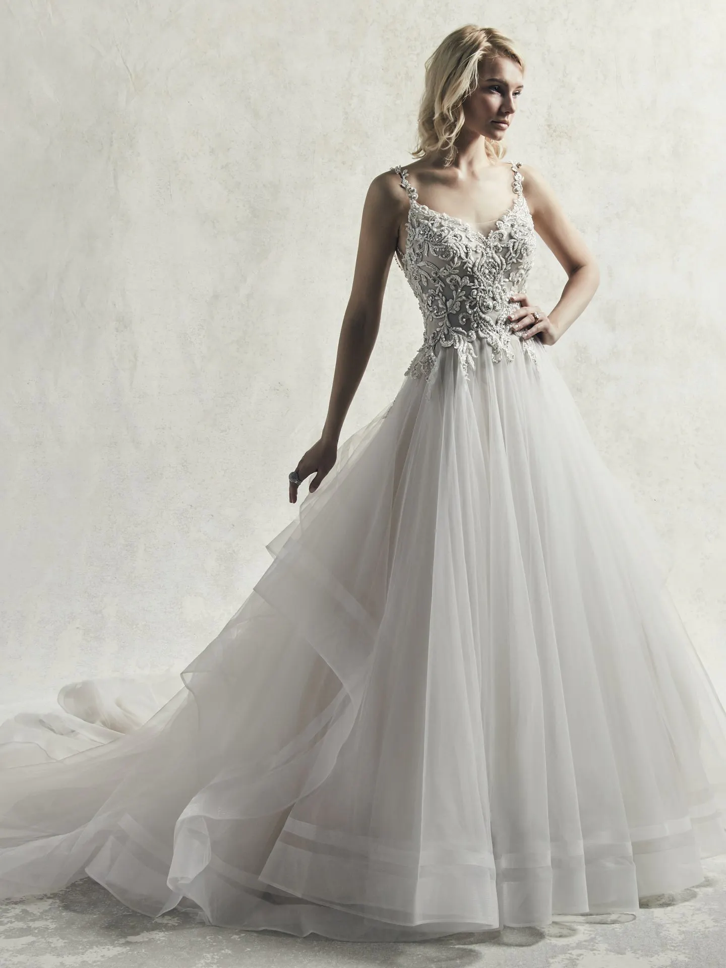 Davidson  Tulle Boho Wedding Dress by Sottero and Midgley