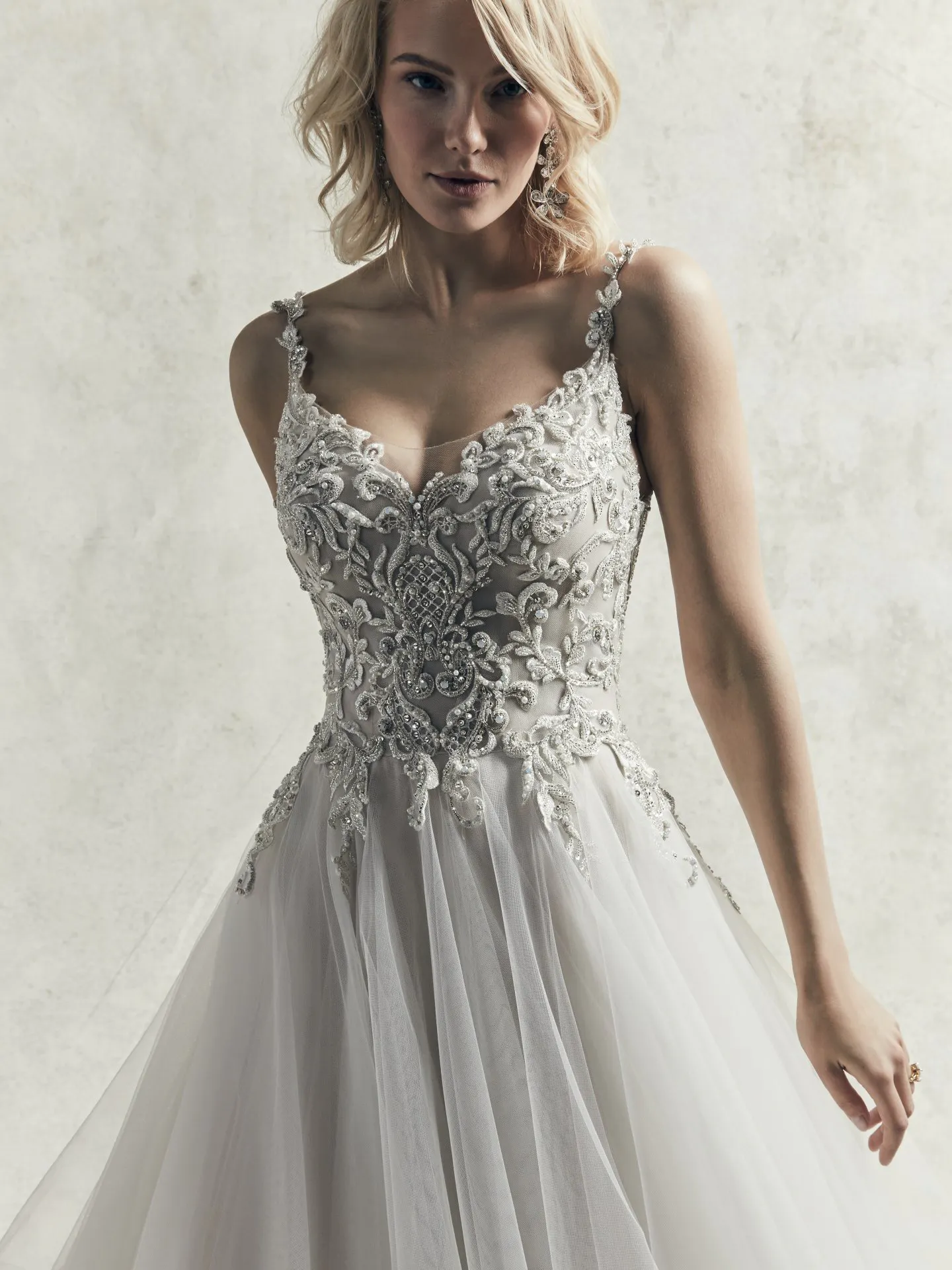 Davidson  Tulle Boho Wedding Dress by Sottero and Midgley