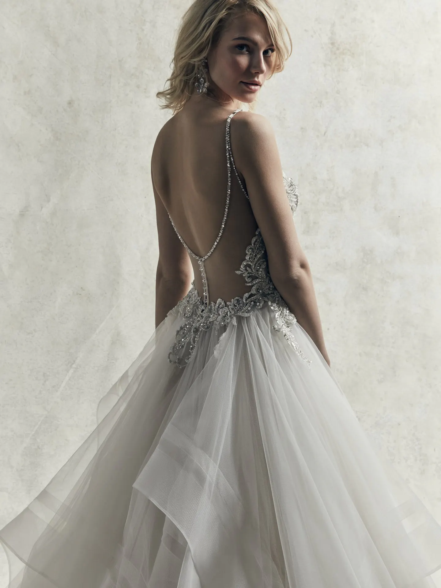 Davidson  Tulle Boho Wedding Dress by Sottero and Midgley