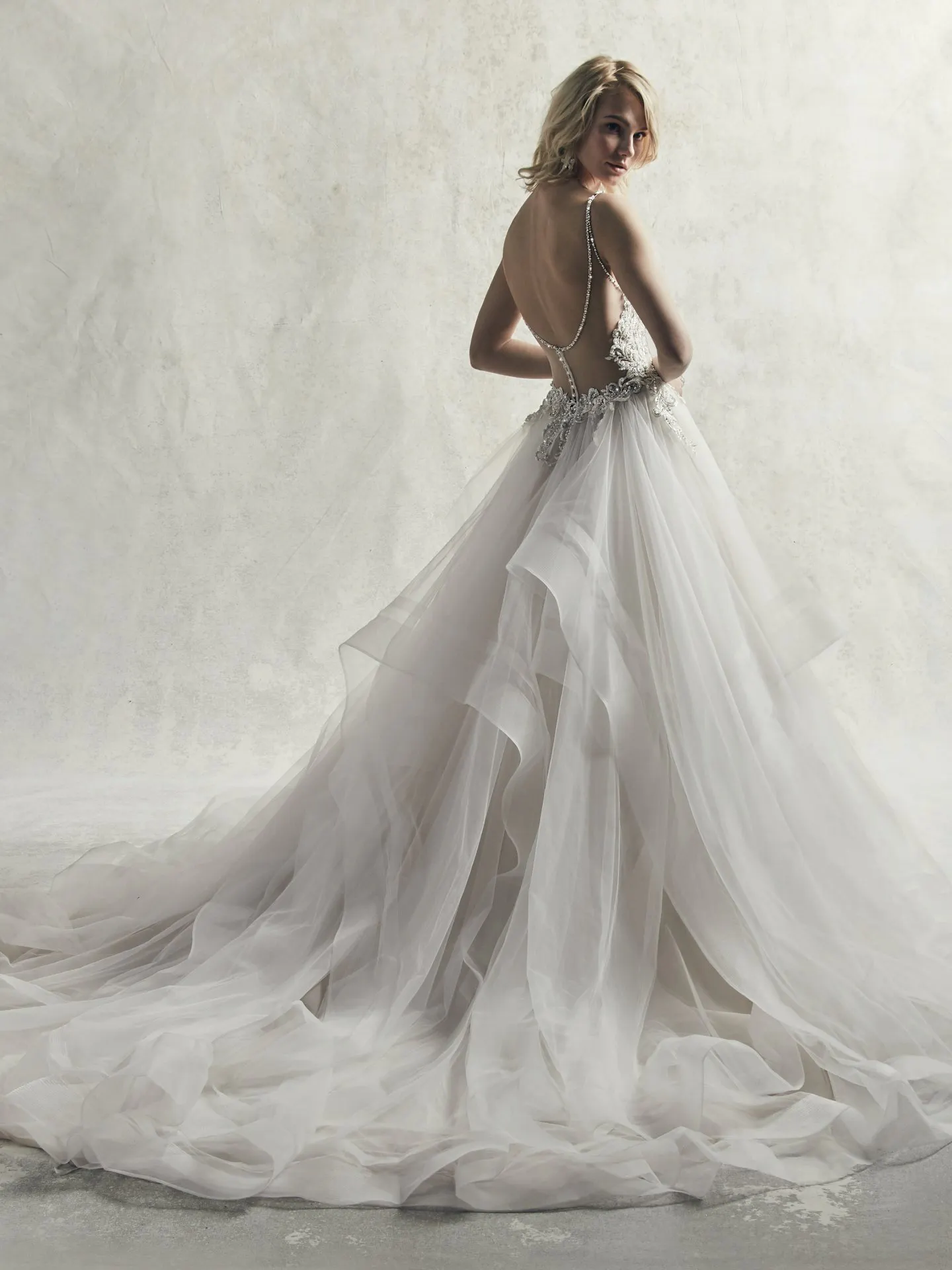 Davidson  Tulle Boho Wedding Dress by Sottero and Midgley