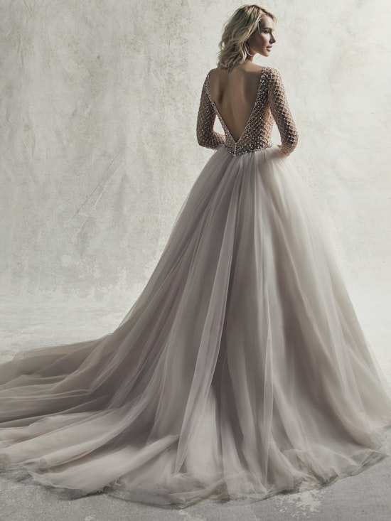 Fitzgerald (9SS094) Beaded Long Sleeve Ballgown Wedding Dress by Sottero and Midgley