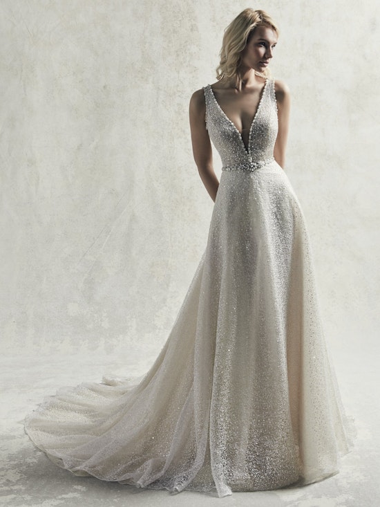 Jarret (9SC087) Unique Sequin Tulle Wedding Dress by Sottero and Midgley