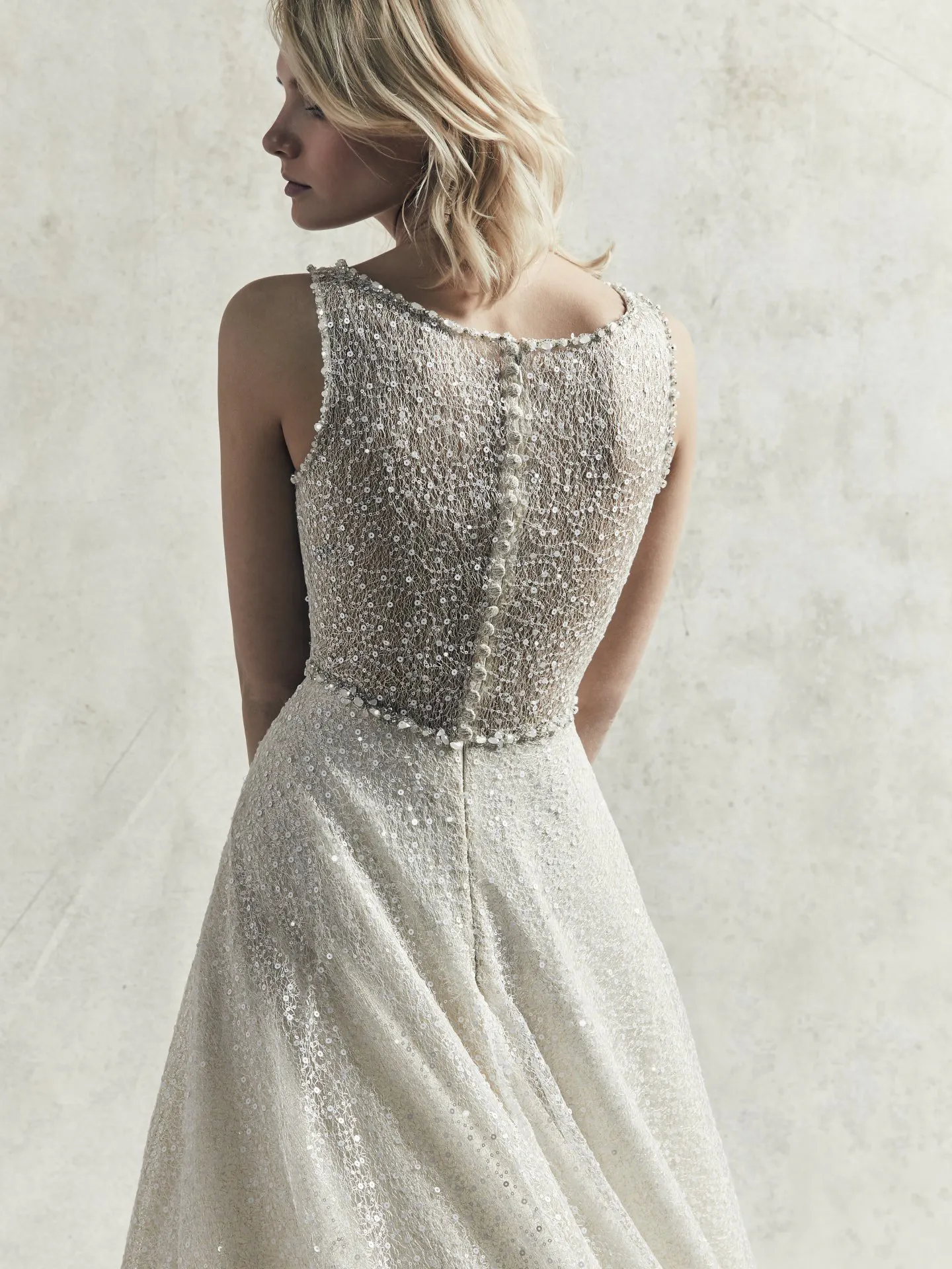 Jarret  Unique Sequin Tulle Wedding Dress by Sottero and Midgley