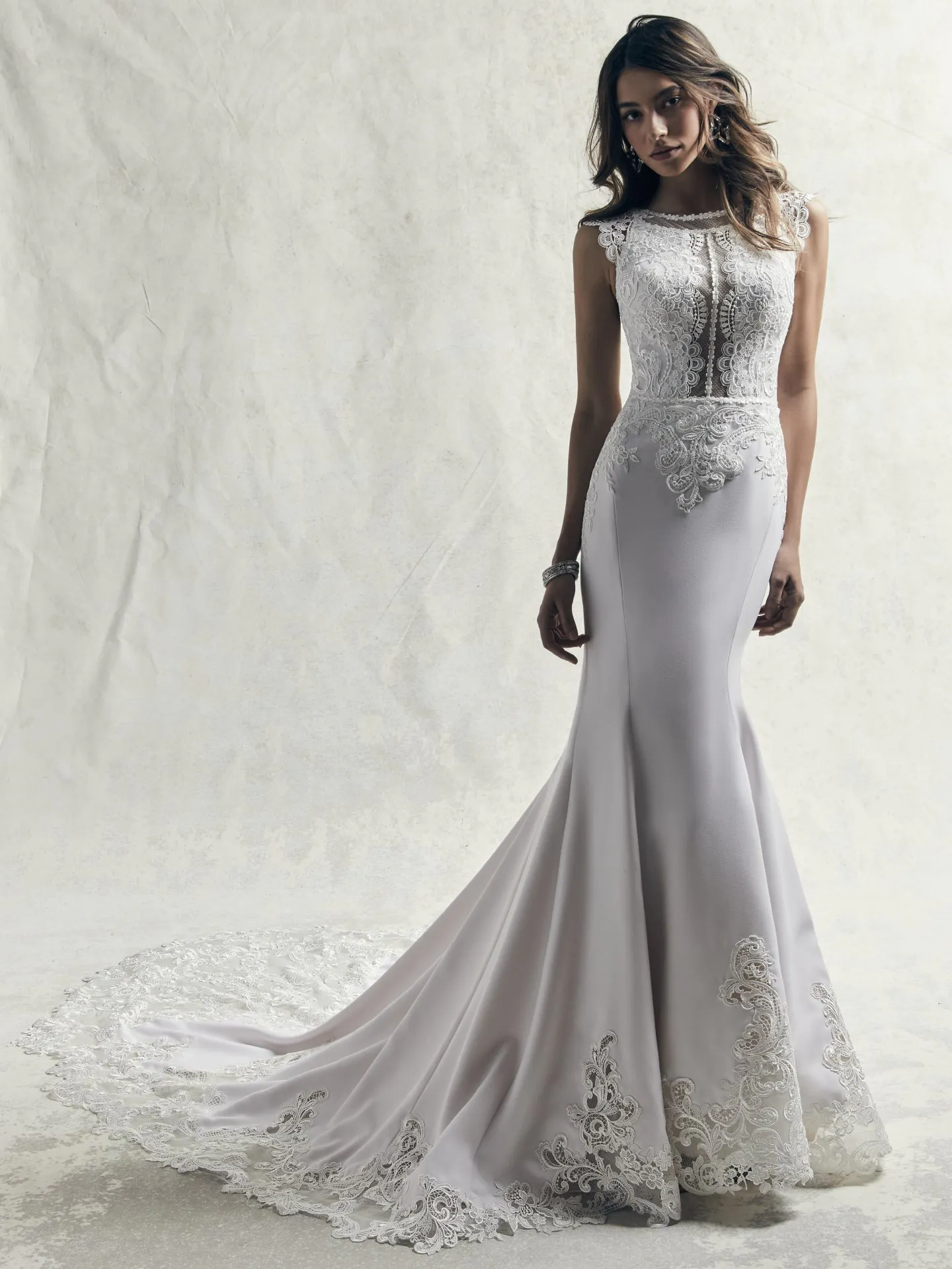 Jasper  Lace Boho Wedding Dress by Sottero and Midgley