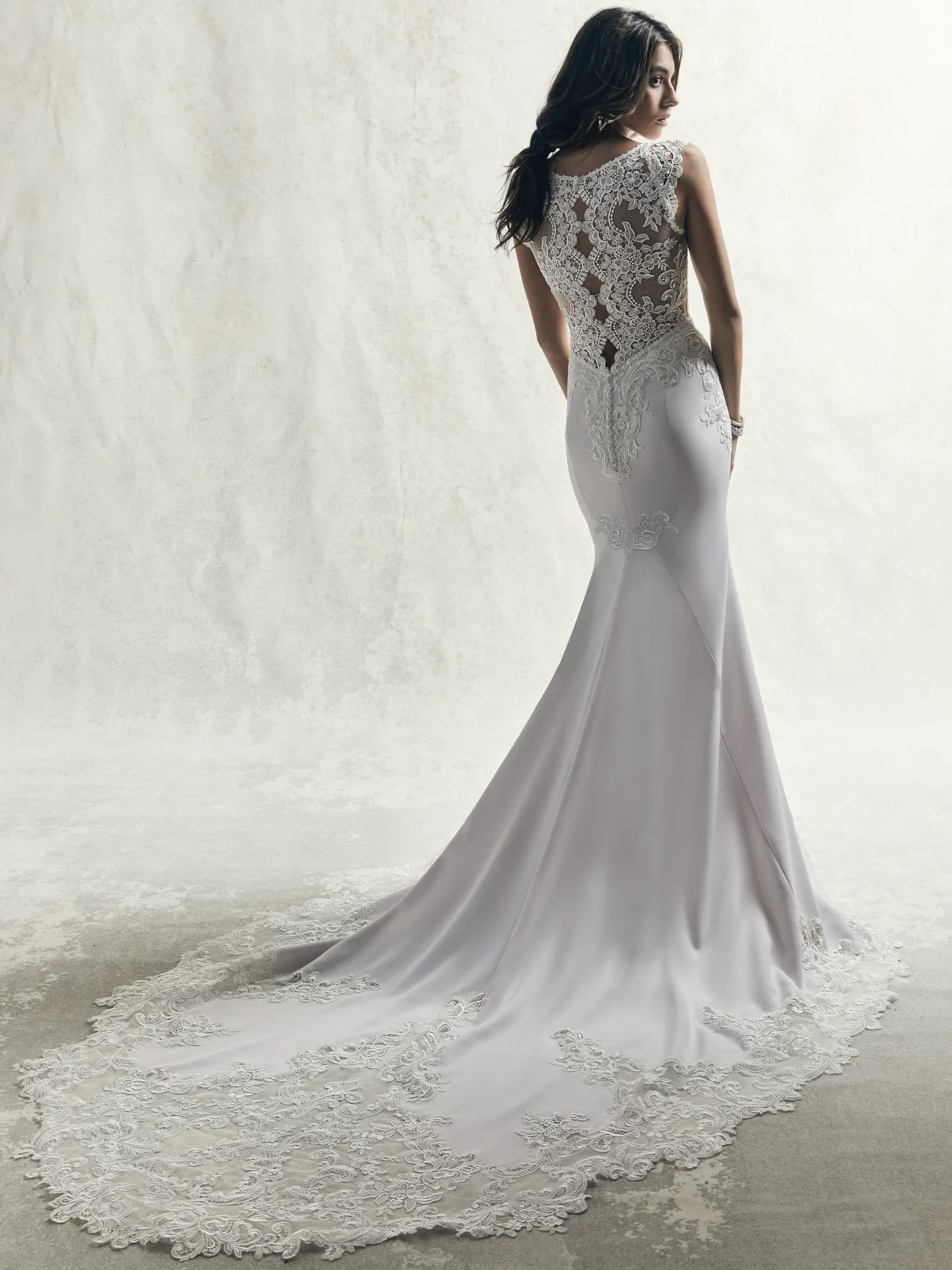 Jasper  Lace Boho Wedding Dress by Sottero and Midgley