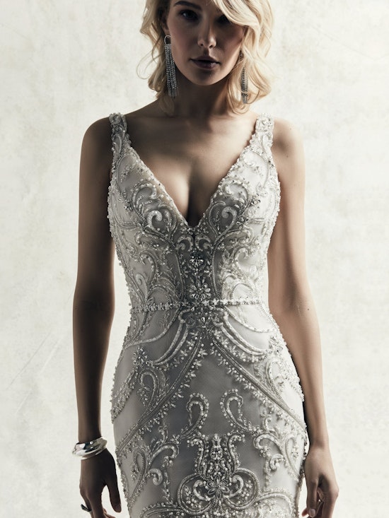 Judson (9SC026) Unique Beaded Wedding Dress By Sottero and Midgley