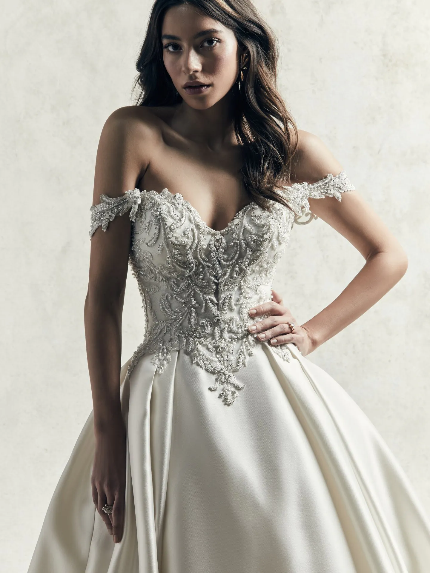 Kimora  Simple Lace Ballgown Wedding Dress by Sottero and Midgley