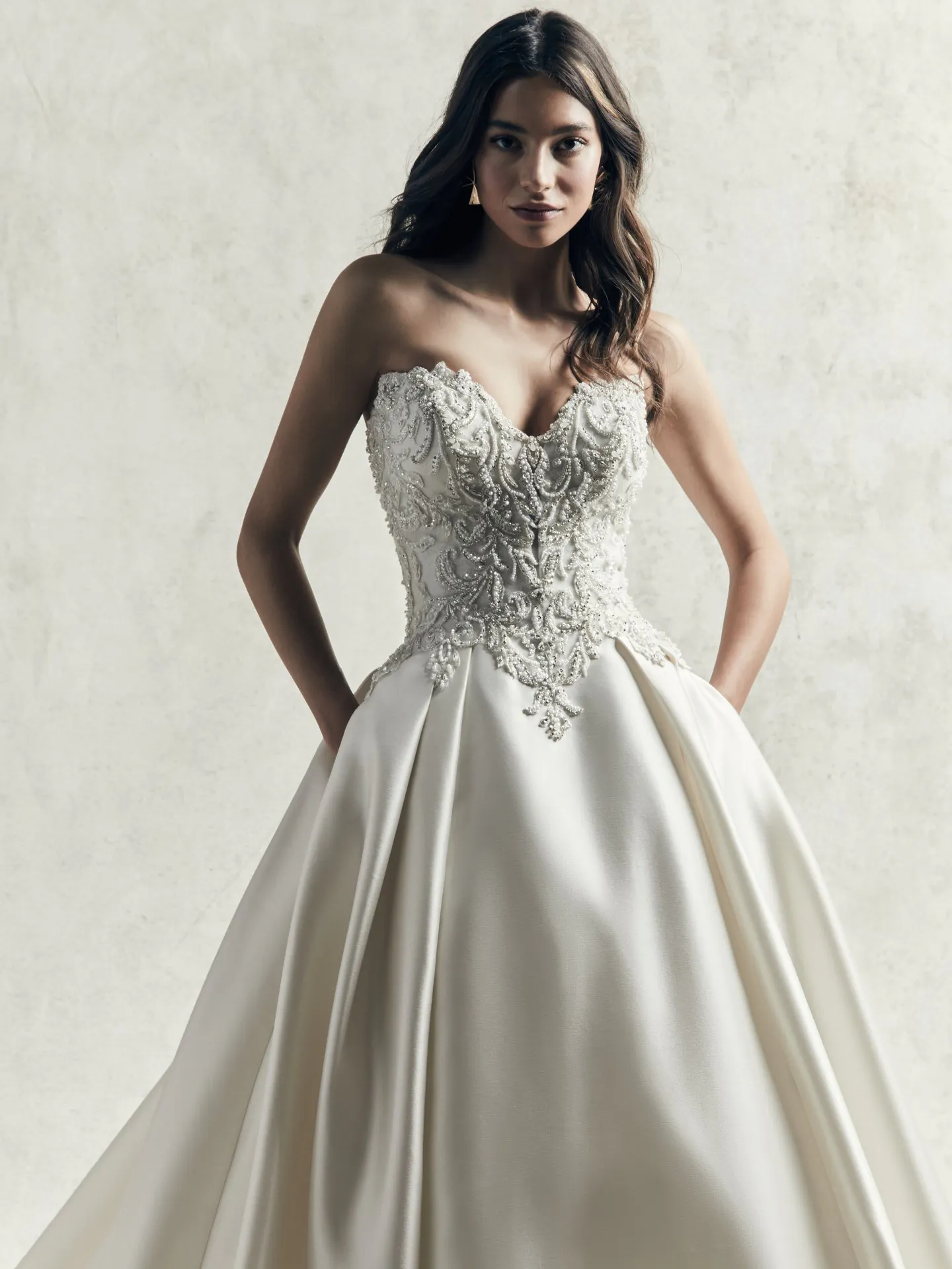 Kimora  Simple Lace Ballgown Wedding Dress by Sottero and Midgley