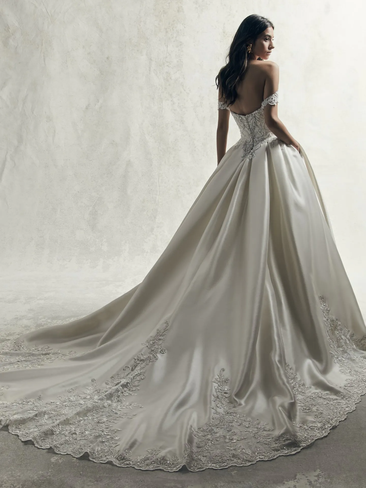 Kimora  Simple Lace Ballgown Wedding Dress by Sottero and Midgley