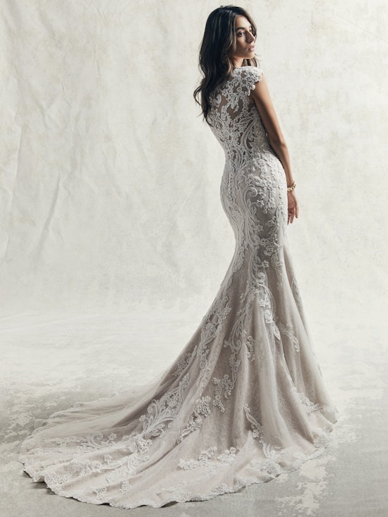 Vivian (9SW056) Beaded Lace Vintage Wedding Dress by Sottero and Midgley