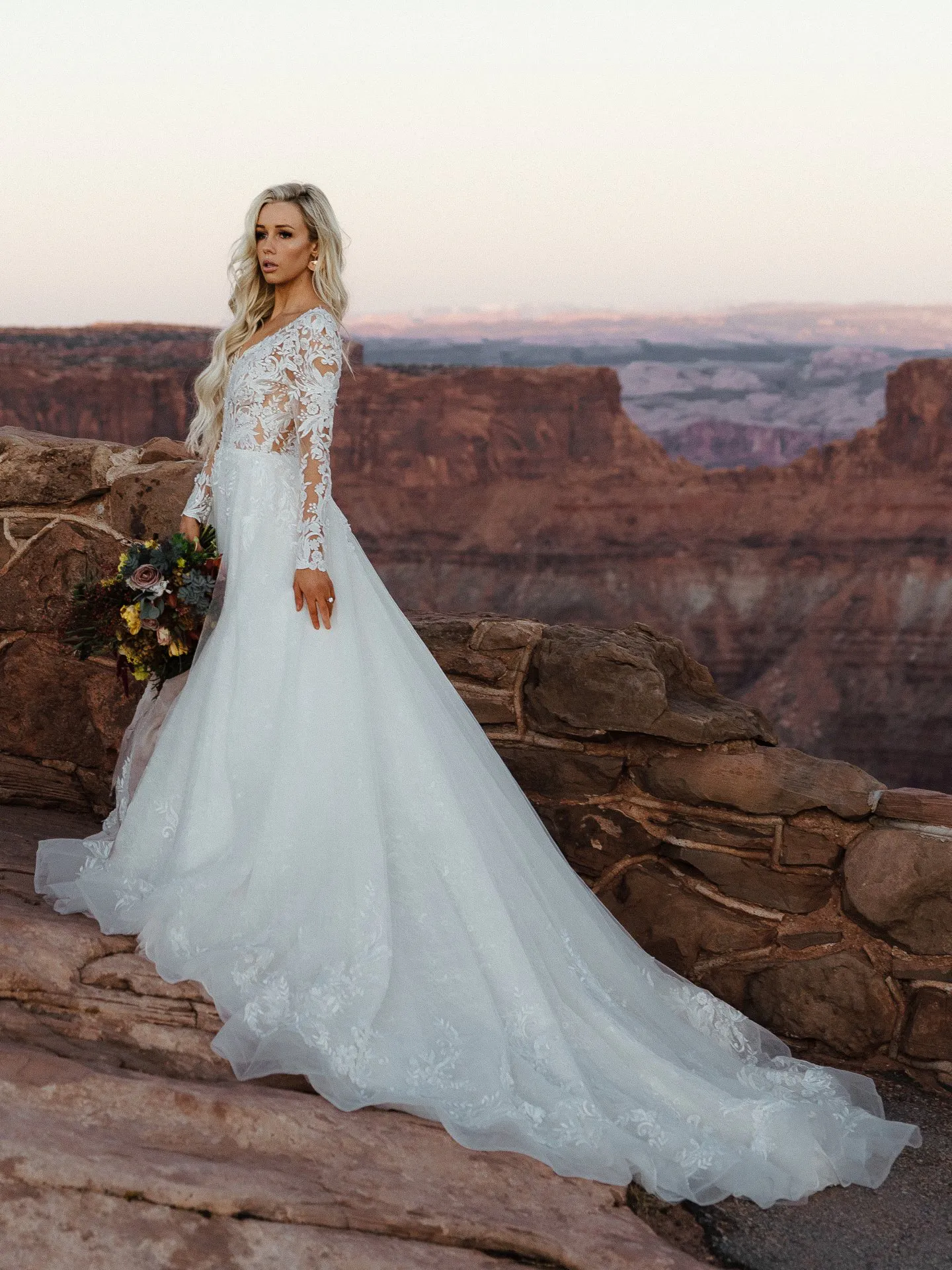 Zander Black Long Sleeve Wedding Dress by Sottero and Midgley
