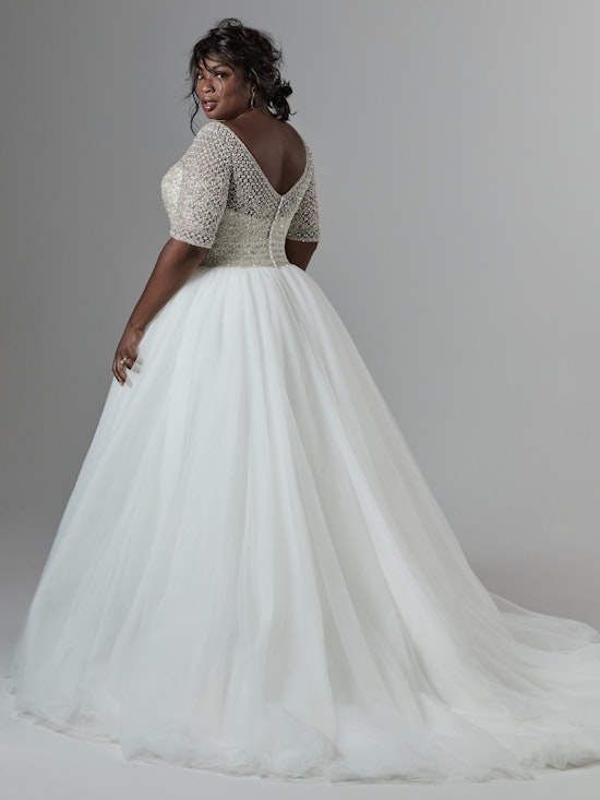 Allen Lynette (Curve) (CRV-7SS611AC) Plus Size Wedding Dress by Sottero and Midgley