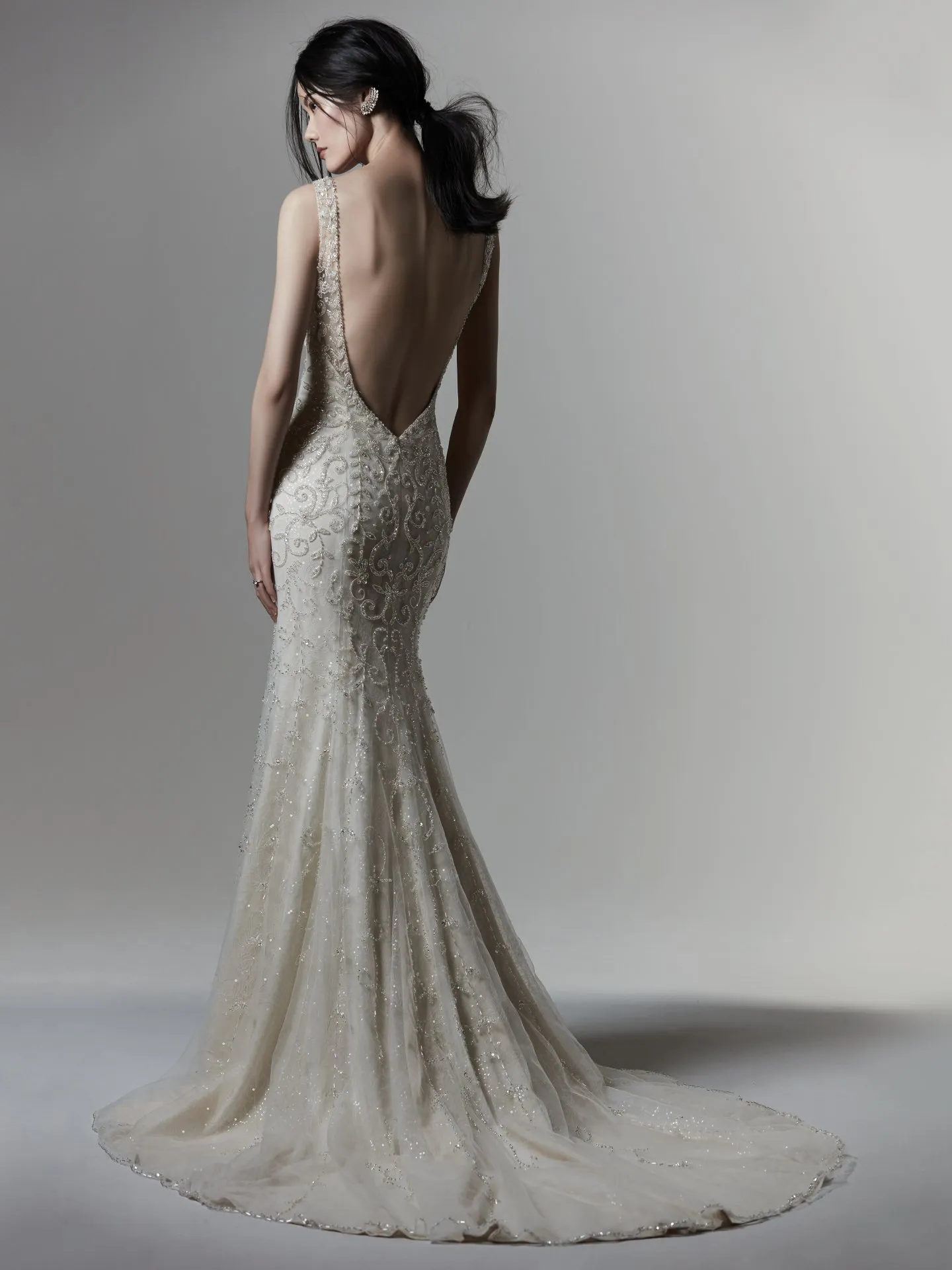 Bentley  Beaded Vintage Dress Wedding Dress by Sottero and Midgley