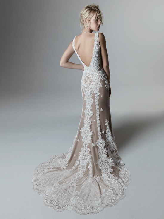 Agata Louise (9SW910MC) Illusion Lace Wedding Dress by Sottero and Midgley