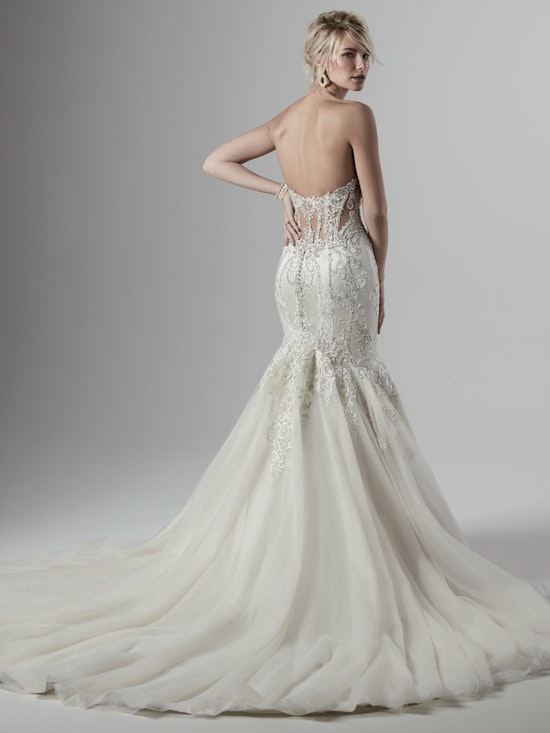 Darren (9SC885) Mermaid Beaded Satin Wedding Dress by Sottero and Midgley