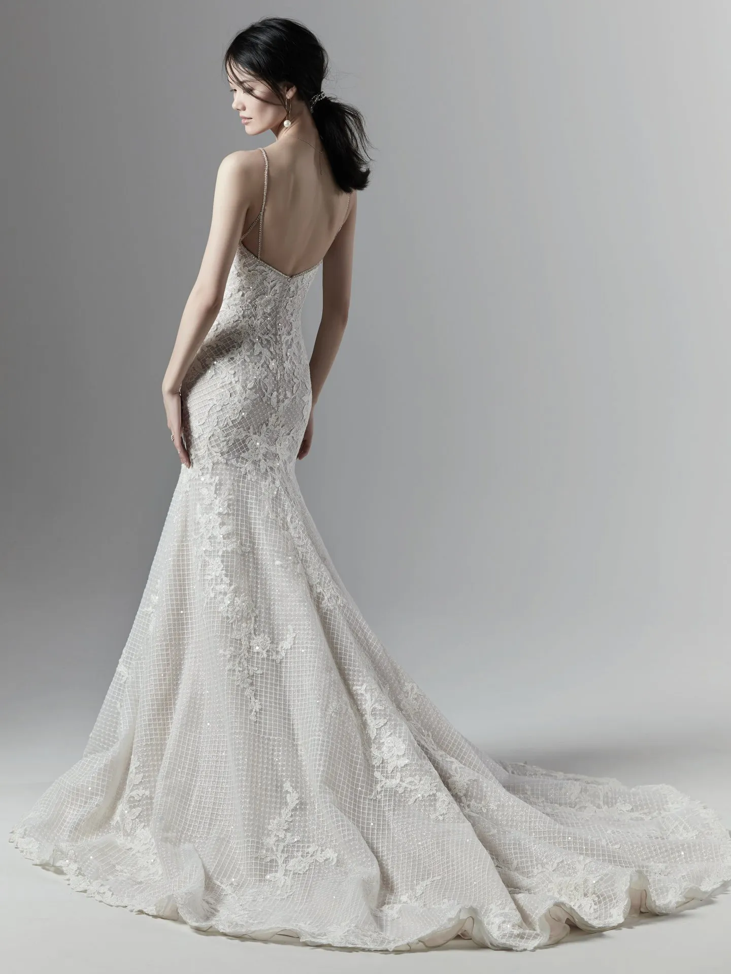 Kincaid  Simple Lace Fit and Flare Wedding Dress by Sottero and Midgley