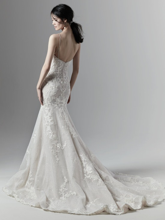 Kincaid (9SC833) Simple Lace Fit and Flare Wedding Dress by Sottero and Midgley