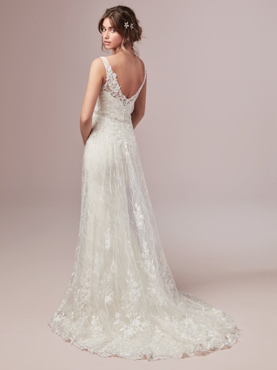Molly (9RN805) Unique Lace Wedding Dress by Rebecca Ingram