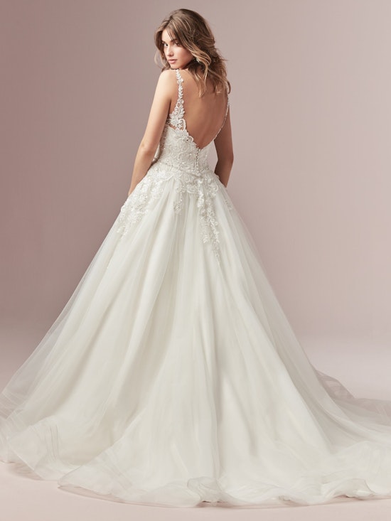 Sylvia (9RC813) Lace Ballgown Wedding Dress by Rebecca Ingram