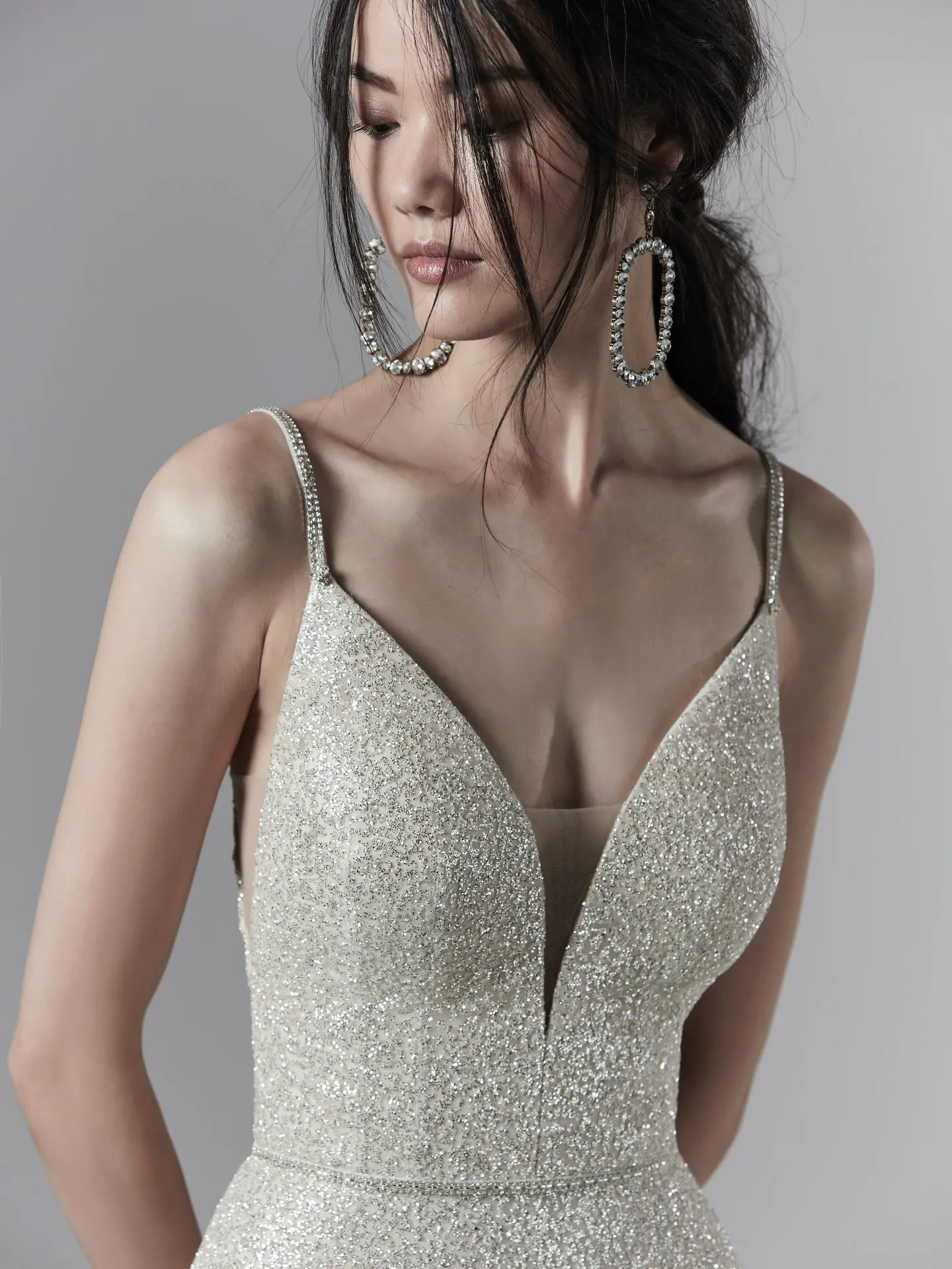 Milo Beaded Glitter Ombre Wedding Dress by Sottero and Midgley