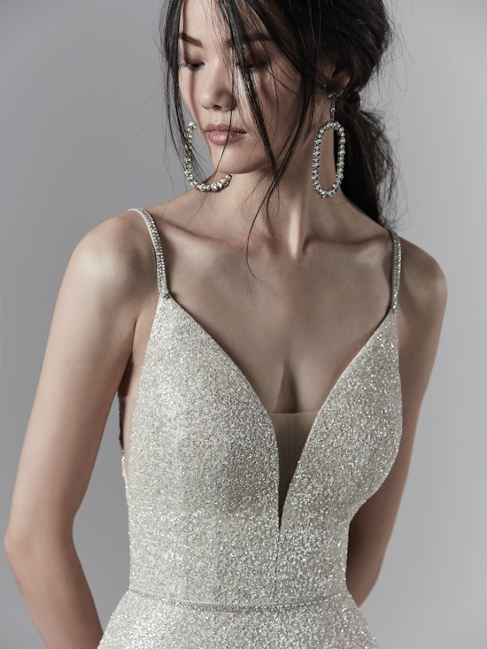 Milo (9SC899) Beaded Glitter Ombre Wedding Dress by Sottero and Midgley