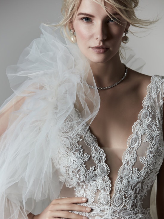 Agata Louise (9SW910MC) Illusion Lace Wedding Dress by Sottero and Midgley