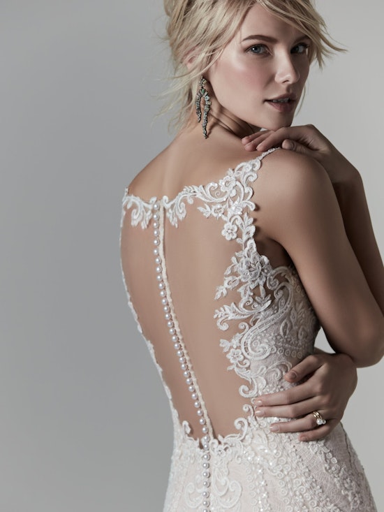 Derrick (9SC881) Lace Fit and Flare Wedding Dress by Sottero and Midgley