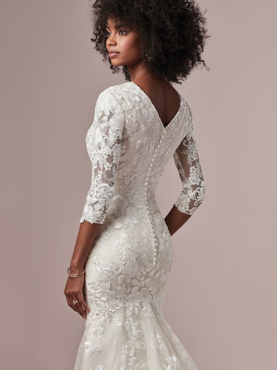 Mandy Leigh Dawn (9RW804MCLS) Sleeve Modest Wedding Dress by Rebecca Ingram