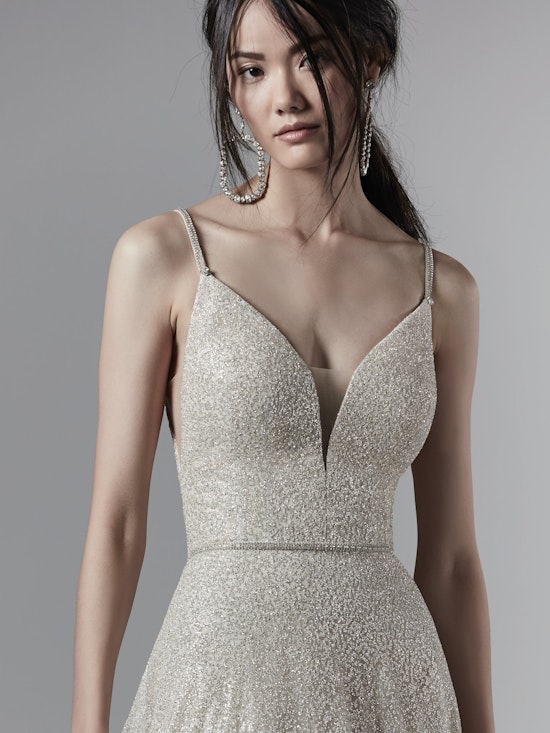 Milo (9SC899) Beaded Glitter Ombre Wedding Dress by Sottero and Midgley