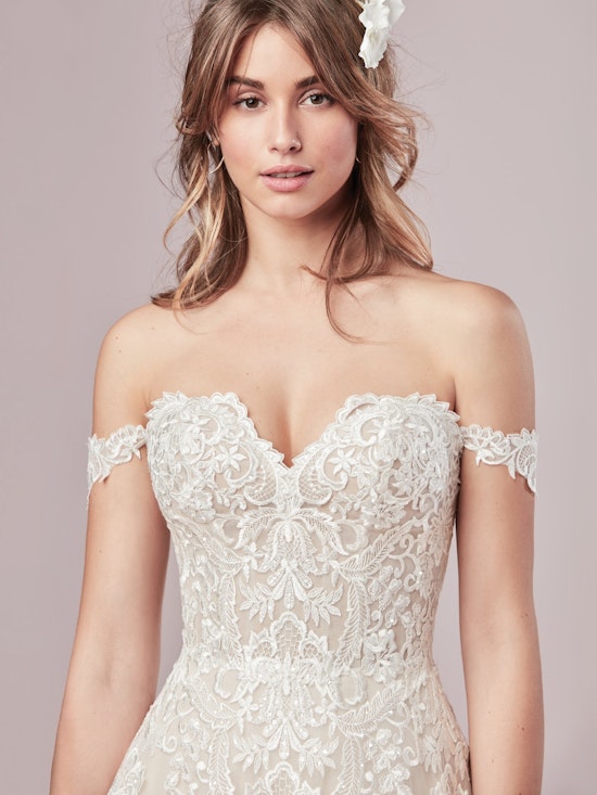 Vanessa (Curve) (CRV-9RS806ZU) s A Line Princess Wedding Dress by Rebecca Ingram