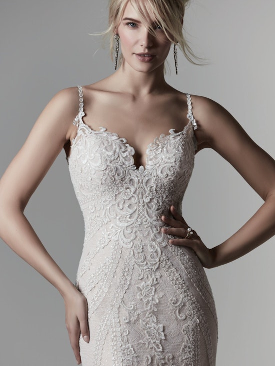 Derrick (9SC881) Lace Fit and Flare Wedding Dress by Sottero and Midgley