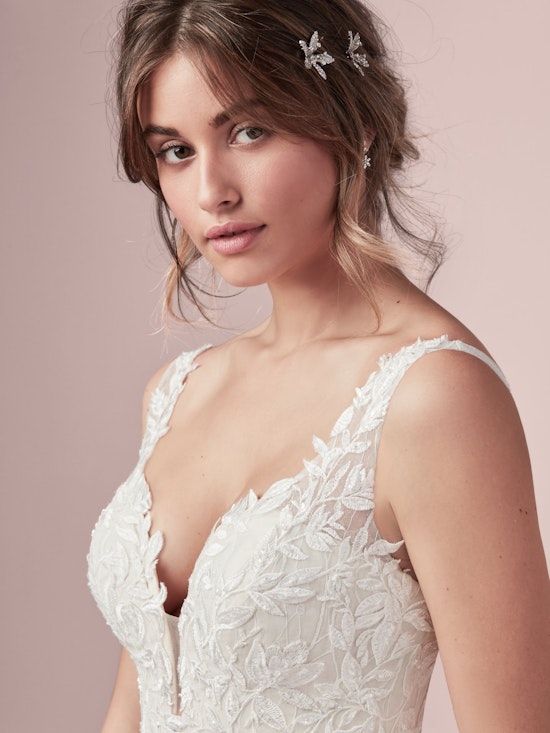 Molly (9RN805) Unique Lace Wedding Dress by Rebecca Ingram