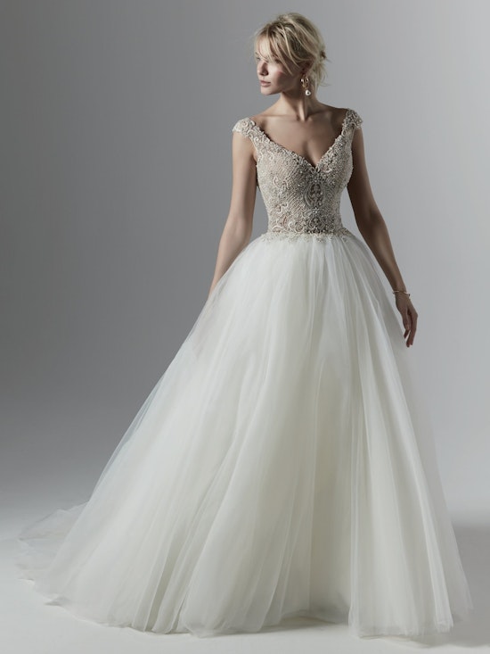 Owen Louise (9SS883MC) Princess Beaded Tulle Ballgown Wedding Dress by Sottero and Midgley