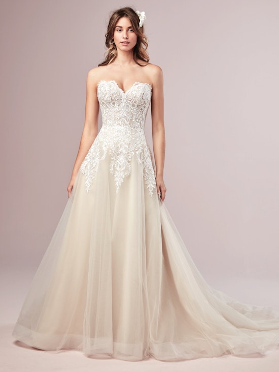 Vanessa (Curve) (CRV-9RS806ZU) s A Line Princess Wedding Dress by Rebecca Ingram