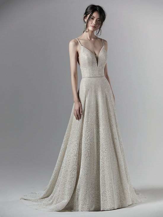 Milo (9SC899) Beaded Glitter Ombre Wedding Dress by Sottero and Midgley
